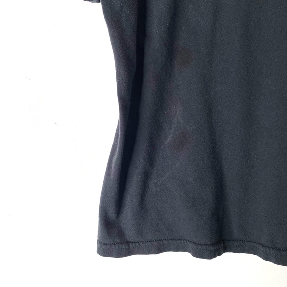 VANS Black Purple Checkered Graphic Crew Neck Tee - Picture 6 of 6